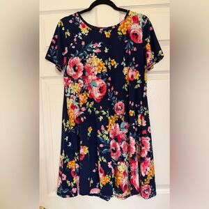 Heimish Navy Floral Dress